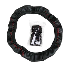 Load image into Gallery viewer, Universal Steering Wheel Cover Braid On The Steering Wheel Cover Cubre Anti-Slip Leather Auto Car Wheel Cover Car Accessories
