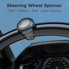Load image into Gallery viewer, 360 Degree Rotation Turning Steering Wheel Spinner Knob Universal Fit Metal Bearing Spinner Power Handle Ball Shaped Booster

