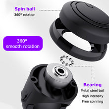Load image into Gallery viewer, 360 Degree Rotation Turning Steering Wheel Spinner Knob Universal Fit Metal Bearing Spinner Power Handle Ball Shaped Booster
