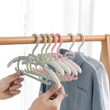 Load image into Gallery viewer, 5pcs/set Kids Anti-slip Clothes Hanger Adjustable Children Flexible Clothing Rack Baby Clothes Rack Coat Sweater Hoodie Hanger Organizer
