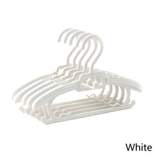 Load image into Gallery viewer, 5pcs/set Kids Anti-slip Clothes Hanger Adjustable Children Flexible Clothing Rack Baby Clothes Rack Coat Sweater Hoodie Hanger Organizer

