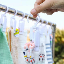 Load image into Gallery viewer, 5pcs Antislip Hat Hanger Clips Windproof Caps Underwear Towel Socks Clips Closet Hats Organizer Bed Sheet Clips
