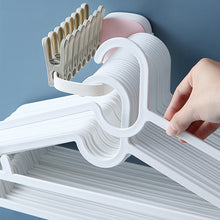 Load image into Gallery viewer, Self Adhesive Hanger Organizer Non Track Clothes Rack Storage Hook Tool Closet Space Saving Organizer Shelf Tool
