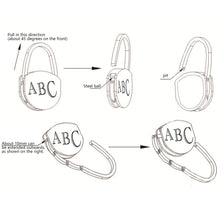 Load image into Gallery viewer, Portable Folding Handbag Hook Holder Purse Hanger Table Edge Hanging Hooks for Handbag Decoration Students Bag Organizer
