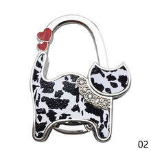 Load image into Gallery viewer, Portable Folding Handbag Hook Holder Purse Hanger Table Edge Hanging Hooks for Handbag Decoration Students Bag Organizer
