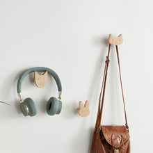Load image into Gallery viewer, Cute Cartoon Wood Hook Kids Room Mounted Hook Towels Coat Bags Clothes Storage Hook Self Adhesive Wall Hanger Mounted Children Room Storage Rack
