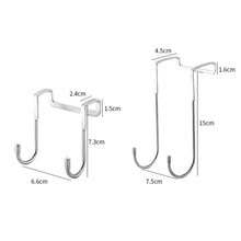Load image into Gallery viewer, S Type 304 Stainless Steel Door Hanger Hook Over Cabinet Draw Hook Kitchen Bathroom Towel Hanger Holder Bedroom Closet Over Rack
