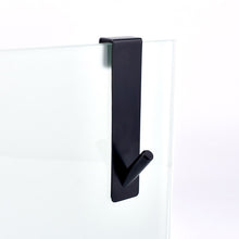 Load image into Gallery viewer, Bathroom Shower Room Door Hook Over Glass Door Stainless Steel Over Towel Rack Towel Holder Loofah Hanger

