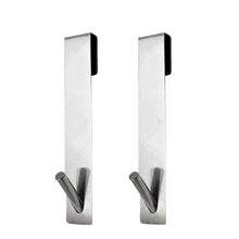 Load image into Gallery viewer, Bathroom Shower Room Door Hook Over Glass Door Stainless Steel Over Towel Rack Towel Holder Loofah Hanger
