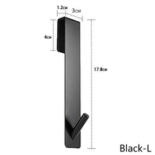 Load image into Gallery viewer, Bathroom Shower Room Door Hook Over Glass Door Stainless Steel Over Towel Rack Towel Holder Loofah Hanger
