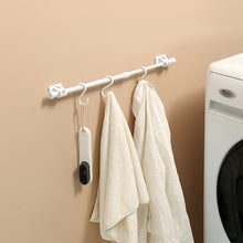 Load image into Gallery viewer, 2pcs/set Self Adhesive Curtain Rod Bracket Holder Bathroom Towels Self Holder Kitchen Rod Hanging Clip Wall Hooks Punch Free Holder Clips

