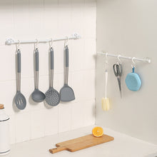 Load image into Gallery viewer, 2pcs/set Self Adhesive Curtain Rod Bracket Holder Bathroom Towels Self Holder Kitchen Rod Hanging Clip Wall Hooks Punch Free Holder Clips
