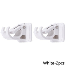 Load image into Gallery viewer, 2pcs/set Self Adhesive Curtain Rod Bracket Holder Bathroom Towels Self Holder Kitchen Rod Hanging Clip Wall Hooks Punch Free Holder Clips
