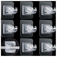 Load image into Gallery viewer, 2pcs/set Self Adhesive Curtain Rod Bracket Holder Bathroom Towels Self Holder Kitchen Rod Hanging Clip Wall Hooks Punch Free Holder Clips
