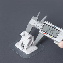 Load image into Gallery viewer, 2pcs/set Self Adhesive Curtain Rod Bracket Holder Bathroom Towels Self Holder Kitchen Rod Hanging Clip Wall Hooks Punch Free Holder Clips
