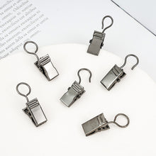 Load image into Gallery viewer, 20PCS/Set Window Curtain Metal Steel Hook Clips Shower Curtain Alligator Clips Tapestry Anti Slip Crocodile Clips
