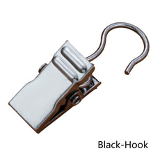 Load image into Gallery viewer, 20PCS/Set Window Curtain Metal Steel Hook Clips Shower Curtain Alligator Clips Tapestry Anti Slip Crocodile Clips
