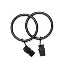Load image into Gallery viewer, 5PCS/Set Openable Window Curtain Ring Hook with Clips Detachable Strong Iron Shower Curtain Alligator Clips with Rock Ring Tapestry Anti Slip Crocodile Clips
