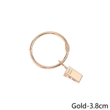 Load image into Gallery viewer, 5PCS/Set Openable Window Curtain Ring Hook with Clips Detachable Strong Iron Shower Curtain Alligator Clips with Rock Ring Tapestry Anti Slip Crocodile Clips
