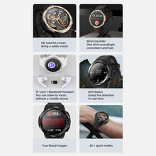 Load image into Gallery viewer, Smart Watch MT12 Electronic Compass 8g Music Memory One-Click Recording Bluetooth Call Health Monitoring
