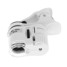 Load image into Gallery viewer, Mobile Phone Microscope 60X Magnifier Universal LED Instrument Macro Lens Optical Zoom With Micro Camera Clip Optical Instrument
