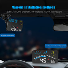 Load image into Gallery viewer, Car Universal HUD Head-up Display GPS Speeding Alarm Mileage Statistics Latitude And Longitude Car Display
