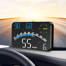 Load image into Gallery viewer, Car Universal HUD Head-up Display GPS Speeding Alarm Mileage Statistics Latitude And Longitude Car Display
