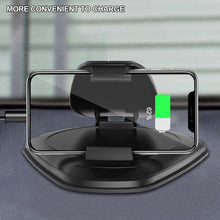 Load image into Gallery viewer, Universal Car Holder Fashion Dashboard Navigation Support Stand Hud Dashboard Mobile Phone Clip PU Leather Bracket
