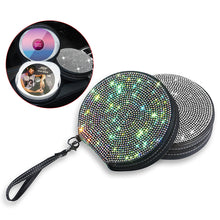 Load image into Gallery viewer, Portable Bling Car CD Case Holder Oxford Cloth DVD Case Disc Storage Organizer Bag Accessories
