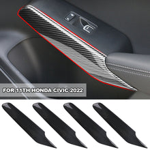 Load image into Gallery viewer, 4Pcs Car Interior Door Armrest Window Lift Switch Panel Trim Cover Window Lifter Side Trim Accessories For 11Th Honda CIVIC 2022
