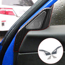 Load image into Gallery viewer, 2Pcs Carbon Fiber Car Front Door Triangle A-Pillar Speaker Cover Trim Frame Sticker Accessories For 11Th Gen Honda Civic 2022
