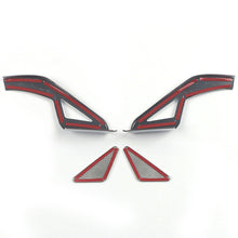 Load image into Gallery viewer, 2Pcs Carbon Fiber Car Front Door Triangle A-Pillar Speaker Cover Trim Frame Sticker Accessories For 11Th Gen Honda Civic 2022
