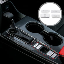 Load image into Gallery viewer, 4Pcs Aluminium Car Center Console Gear Panel Handbrake Button Cover Trim Sticker for 11Th Gen Honda Civic 2022 Accessories
