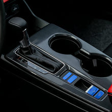 Load image into Gallery viewer, 4Pcs Aluminium Car Center Console Gear Panel Handbrake Button Cover Trim Sticker for 11Th Gen Honda Civic 2022 Accessories
