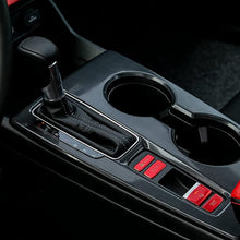 Load image into Gallery viewer, 4Pcs Aluminium Car Center Console Gear Panel Handbrake Button Cover Trim Sticker for 11Th Gen Honda Civic 2022 Accessories

