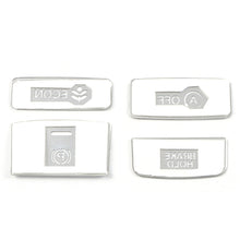 Load image into Gallery viewer, 4Pcs Aluminium Car Center Console Gear Panel Handbrake Button Cover Trim Sticker for 11Th Gen Honda Civic 2022 Accessories
