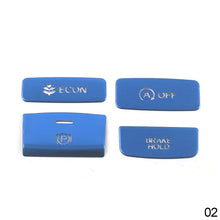 Load image into Gallery viewer, 4Pcs Aluminium Car Center Console Gear Panel Handbrake Button Cover Trim Sticker for 11Th Gen Honda Civic 2022 Accessories
