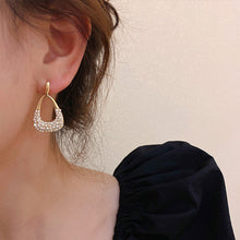 Load image into Gallery viewer, Luxury 925 Silver Needle Korea Pearl Geometric Earrings for Women Jewelry Gift

