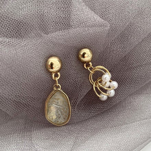 Load image into Gallery viewer, Elegant 925 Silver Needle Korea Pearl Earrings for Women Fashion Jewelry Gift

