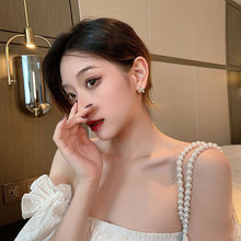 Load image into Gallery viewer, Gold Rhinestone Flower Earrings Rotatable Windmill Earring Women Jewelry Fashion Accessories
