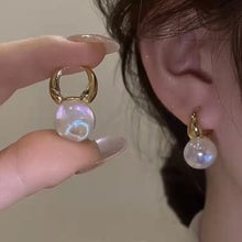 Load image into Gallery viewer, Retro Fashion Pearl Earrings Colorful Pearl Ball Drop Earrings Simple Piercing Earring
