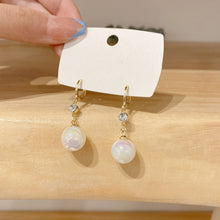 Load image into Gallery viewer, Elegance Women Rhinestone Pearl Earrings Fairy Earring Jewelry Gift
