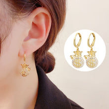 Load image into Gallery viewer, Women Lucky Bag Rhinestone Earrings Elegance Pendant Earring Jewelry Gift
