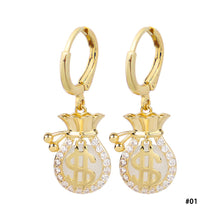 Load image into Gallery viewer, Women Lucky Bag Rhinestone Earrings Elegance Pendant Earring Jewelry Gift

