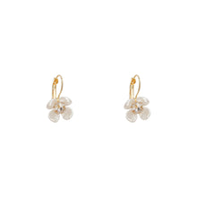 Load image into Gallery viewer, Korean Women Zircon Flower Earrings Fairy Elegance Earring S925 Silver Needle
