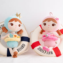 Load image into Gallery viewer, Metoo Jibao Summer Swimming Girl Doll Plush Toys for Girls Baby Birthday Gifts Cute Beautiful Doll with Dress Stuffed Toys For Kids Children's Day Gifts
