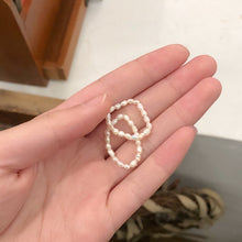 Load image into Gallery viewer, Colorful Freshwater Pearl Crystal Beaded Elastic Rope Ring Cute Handmade Crystal Beads Ladies Ring Ring Jewelry Accessories
