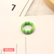 Load image into Gallery viewer, Fashion Tortoiseshell Acrylic Resin Ring Creative Simple Ladies Gradient Contrast Color Ring Women Girls Bracelet Jewelry
