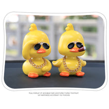 Load image into Gallery viewer, Shaking Head Yellow Duck Car Ornament Cute Moving Head Doll Duck Creative Auto Interior Decoration Car Interior Accessories
