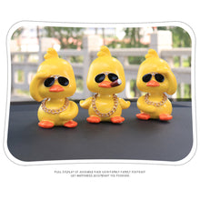 Load image into Gallery viewer, Shaking Head Yellow Duck Car Ornament Cute Moving Head Doll Duck Creative Auto Interior Decoration Car Interior Accessories
